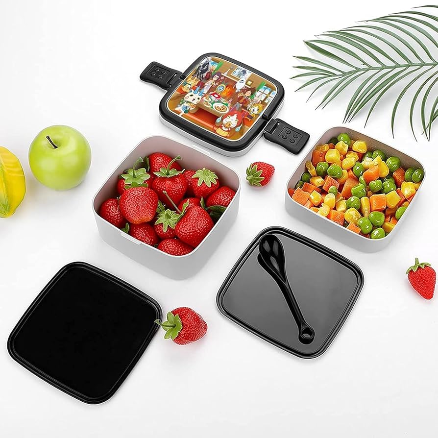 Amazon | 妖怪ウォッチ 弁当箱 ランチボックス 二段 ふわっと盛